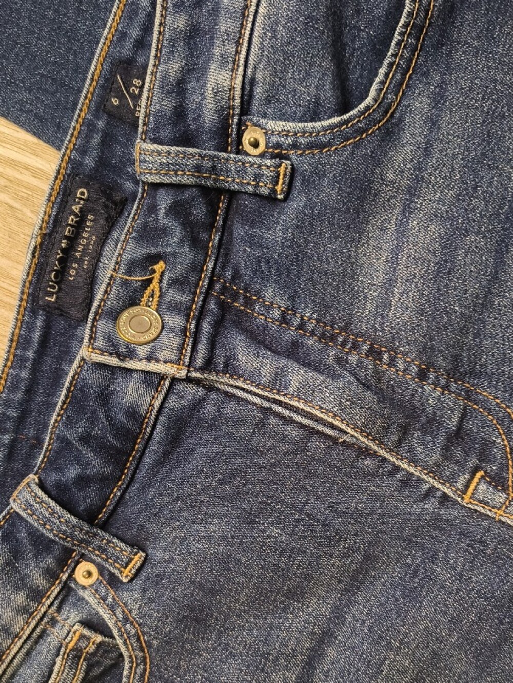 S1129 Hayden Mid Rise Skinny w/28" Inseam👖Lucky Brand Women's Size 6 Jeans